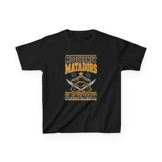 McQueeney Matadors Elementary Kids T-Shirt – School Spirit Tee