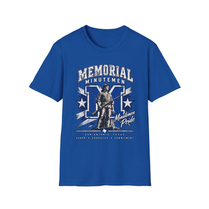 Memorial Minutemen Graphic T-Shirt — Vintage Patriot Military Tribute Tee