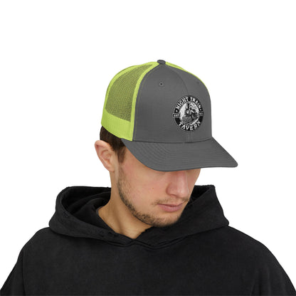 Night Train Tavern Trucker Cap-Embroidery