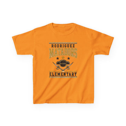 Rodriguez Matadors Elementary Kids T-Shirt — School Spirit Tee