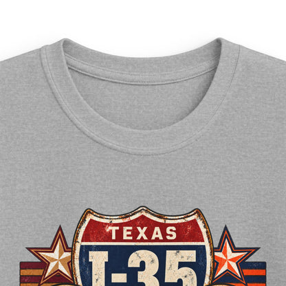 Kids I-35 Showdown Football Tee — Texas State vs UTSA Game Day Shirt