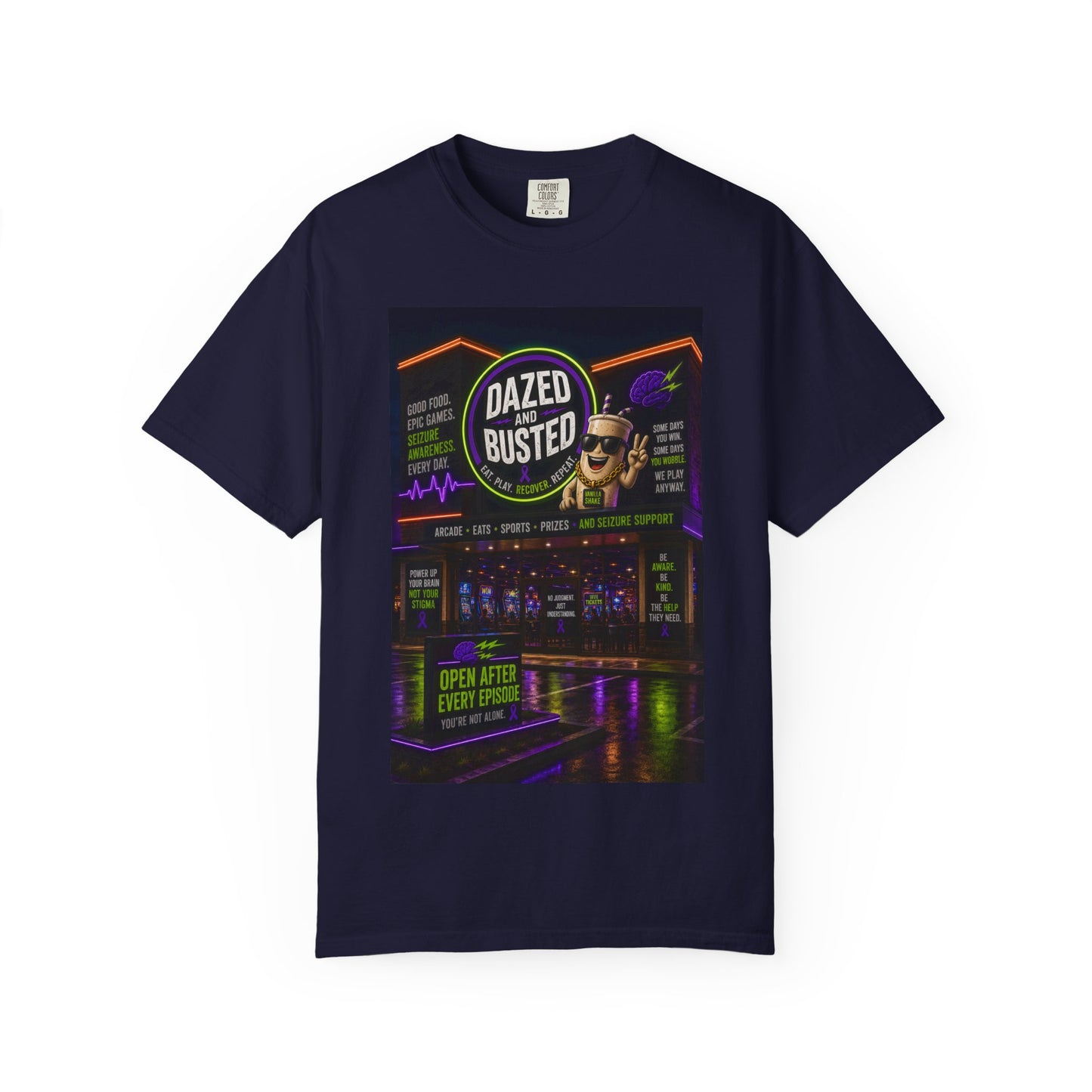 Dazed & Busted Neon Arcade T-Shirt