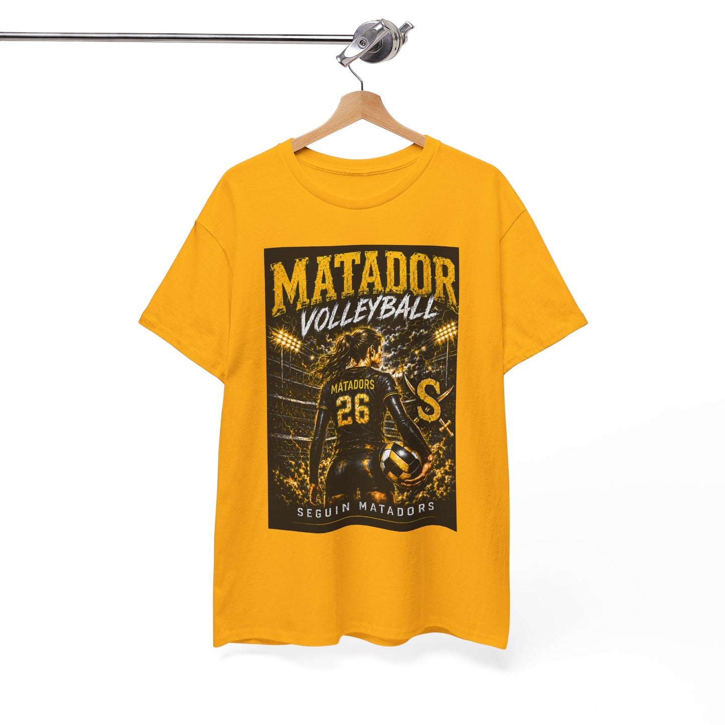 Matador Volleyball Team Tee — Sequoia Matadors Jersey Design