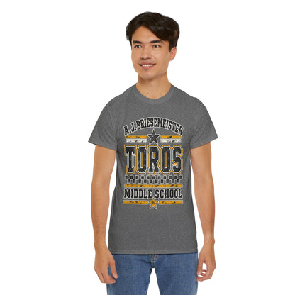 Toros Middle School Tee — A.J. Briesemeister School Spirit T-Shirt