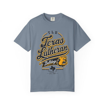Texas Lutheran Bulldogs Vintage Script T-Shirt
