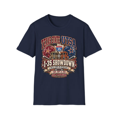 I-35 Showdown Texas State vs UTSA Football T-Shirt