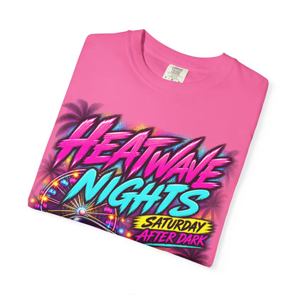 Heatwave Nights T-Shirt — Gonzales, Texas Retro Neon Party Tee
