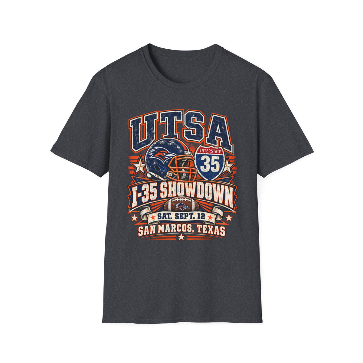 UTSA Football I-35 Showdown Tee — San Marcos Game Day Shirt
