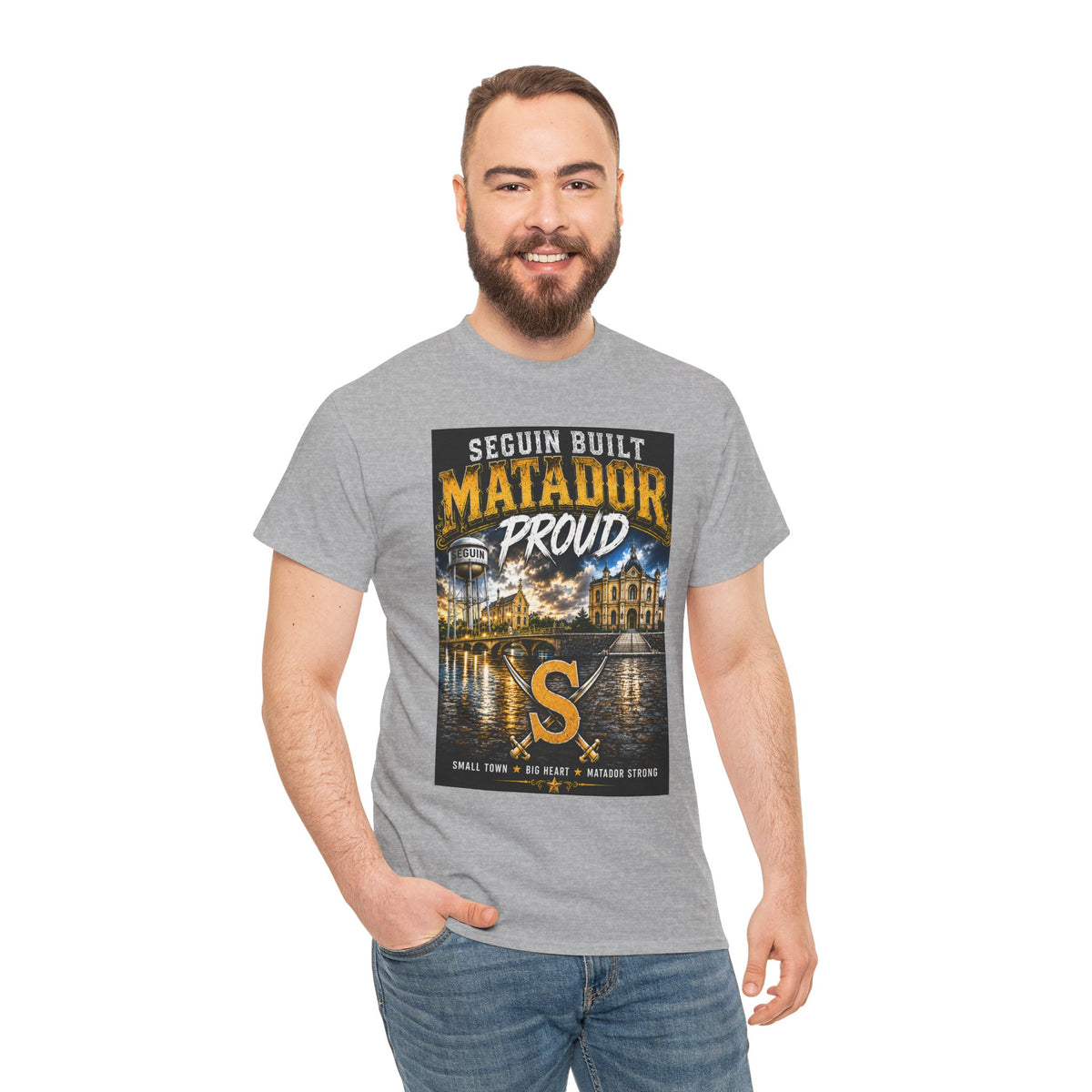 Seguin Built Matador Proud T-Shirt — Local City Pride Tee