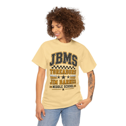 Jim Barnes Middle School Toreadors Tee — JBMS School Spirit T-Shirt