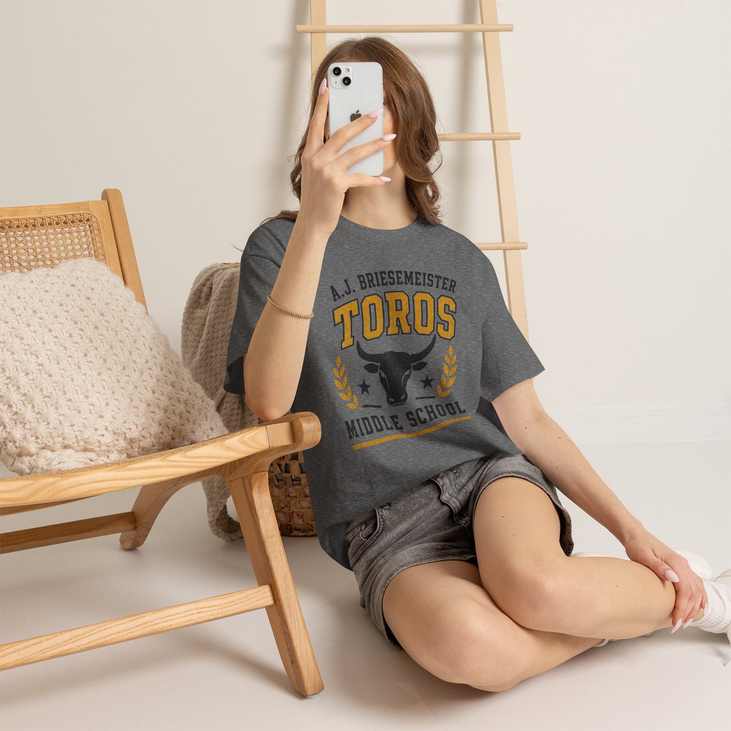 Toros Middle School Tee — A.J. Briesemeister School Spirit T-Shirt