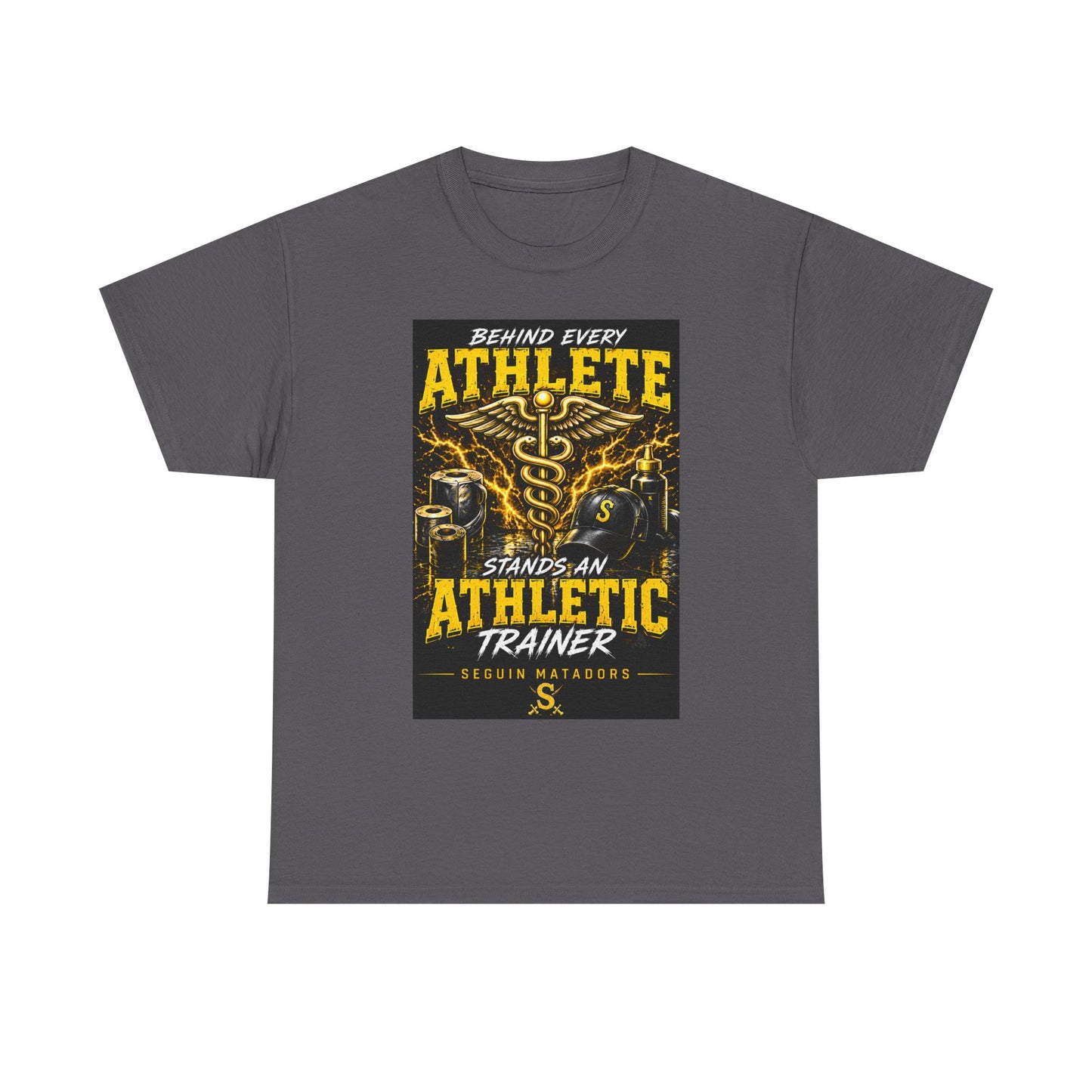 Athletic Trainer T‑Shirt — "Behind Every Athlete Stands an Athletic Trainer" Motivational Tee