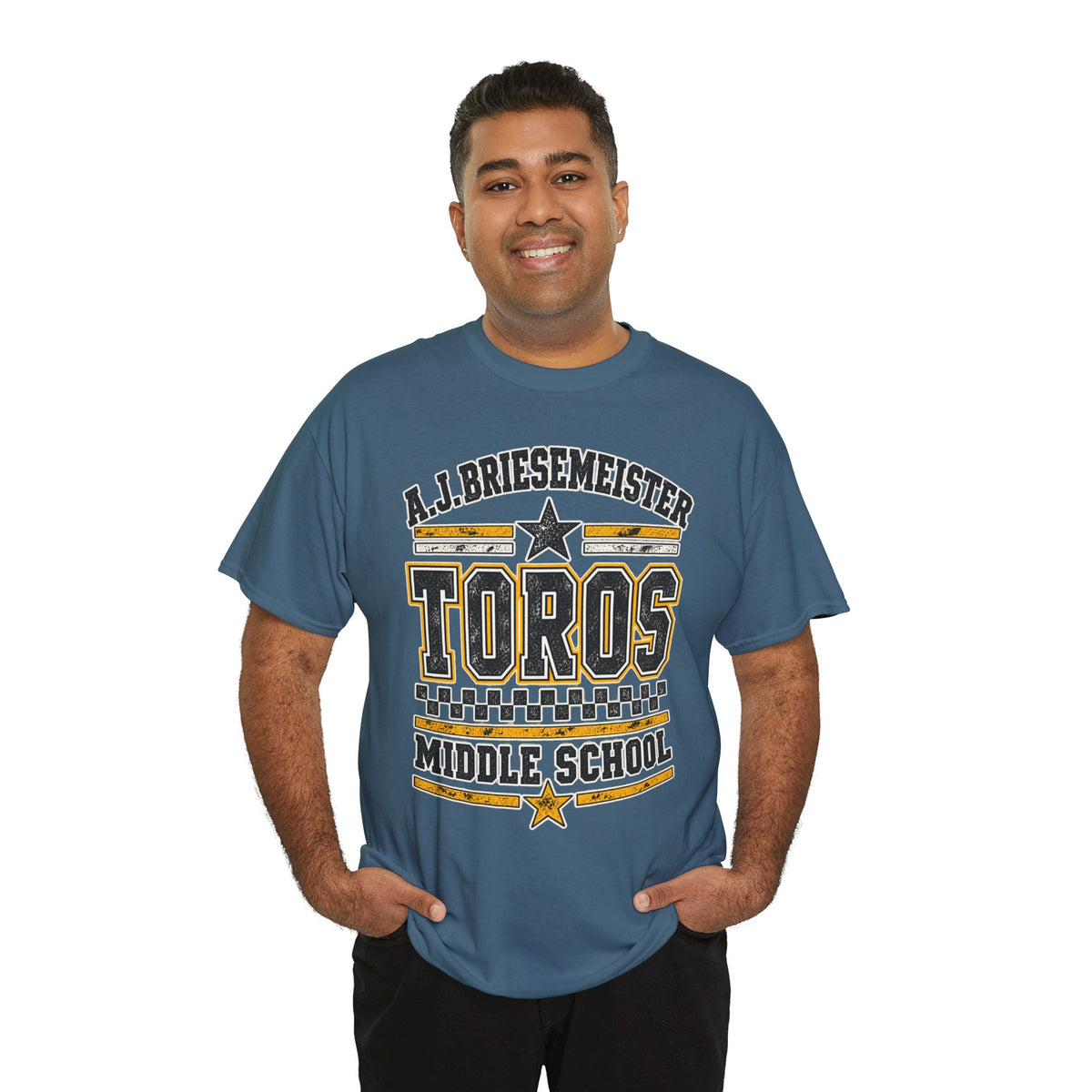 Toros Middle School Tee — A.J. Briesemeister School Spirit T-Shirt