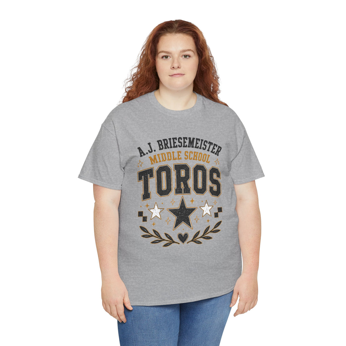 Toros Middle School Tee – A.J. Briesmeister School Spirit Shirt