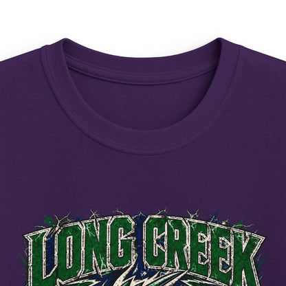 Long Creek Dragons Kids Tee — Green Fierce Dragon School Spirit Shirt
