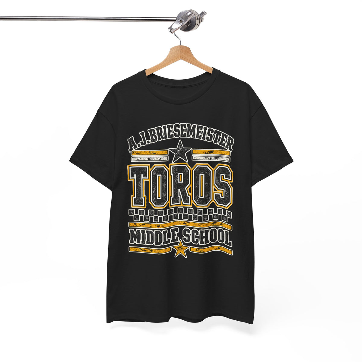 Toros Middle School Tee — A.J. Briesemeister School Spirit T-Shirt