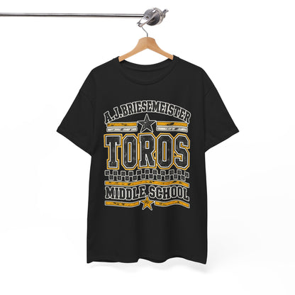 Toros Middle School Tee — A.J. Briesemeister School Spirit T-Shirt