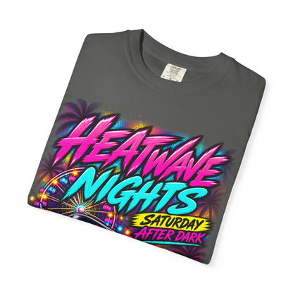Heatwave Nights T-Shirt — Gonzales, Texas Retro Neon Party Tee