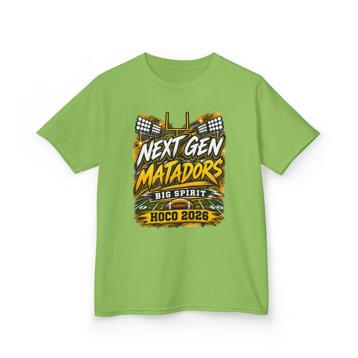 Kids Tee — "Next Gen Matadors" HOCO 2026 Big Spirit School Spirit Shirt