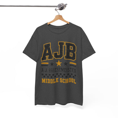 Middle School Custom Name Tee — AJB Briesemeister School Spirit Shirt