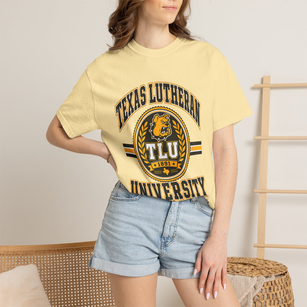 Texas Lutheran University TLU Crest T-Shirt