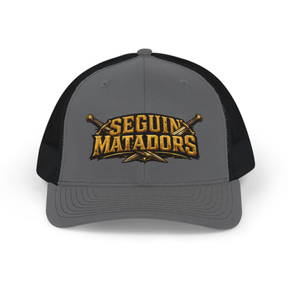 Seguin Matadors Trucker Cap - Vintage Sword Logo Snapback