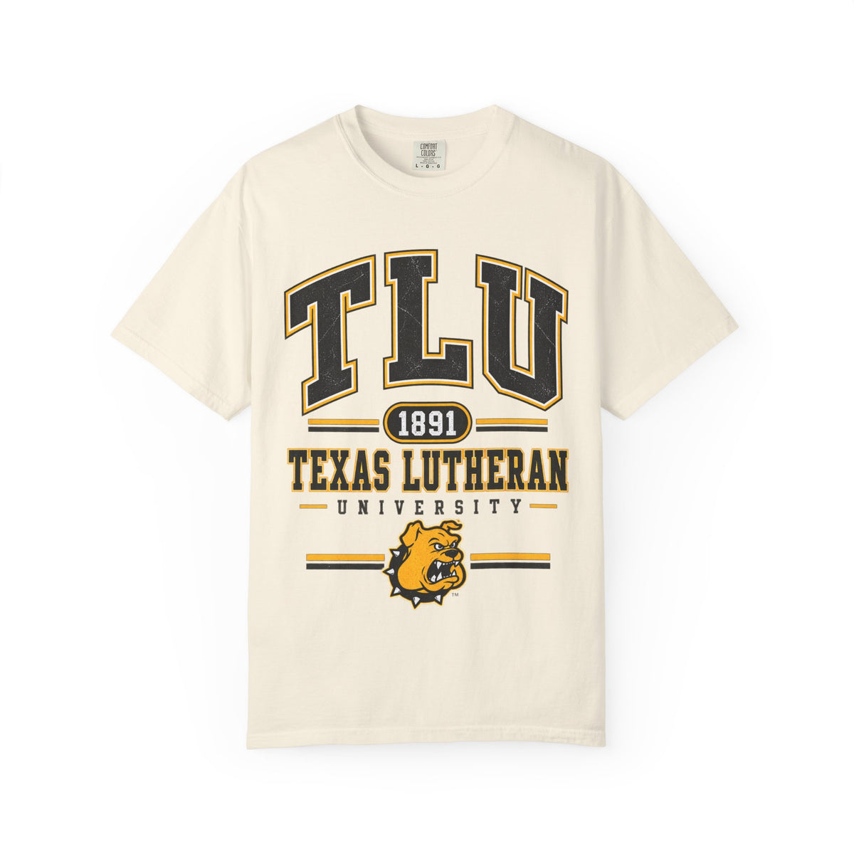 TLU Texas Lutheran University Bulldogs 1891 College T-Shirt