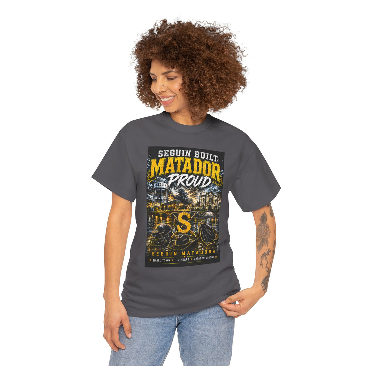Matador Proud T‑Shirt — Seguin Built Community Tee