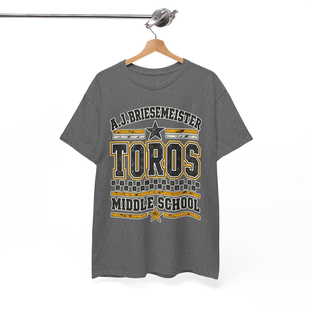 Toros Middle School Tee — A.J. Briesemeister School Spirit T-Shirt