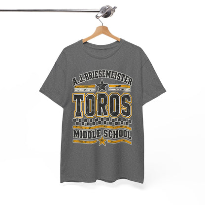 Toros Middle School Tee — A.J. Briesemeister School Spirit T-Shirt