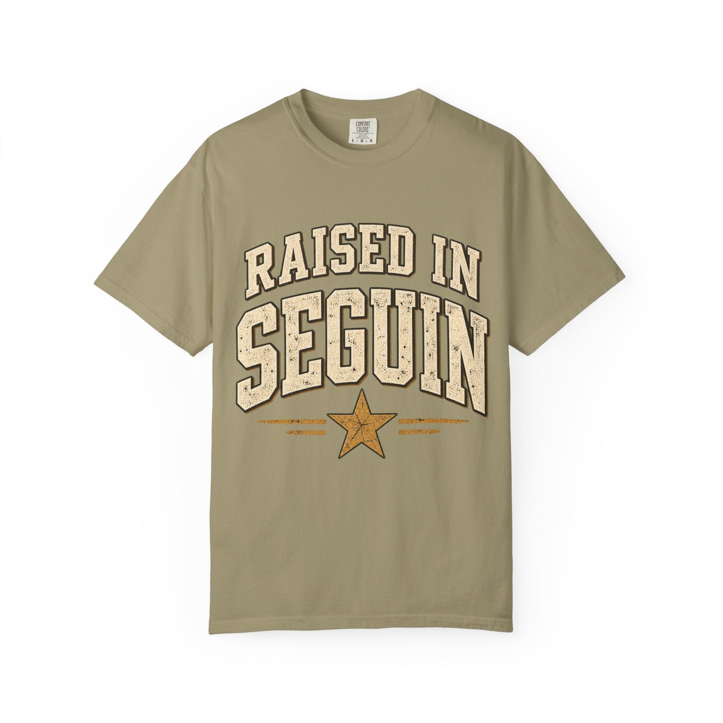 Raised in Seguin T-Shirt — Vintage Texas Pride Tee