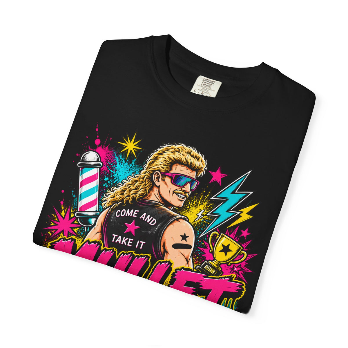 Mullet Championship T-Shirt — "Business in the Front, Party in the Back" Retro Graphic Tee