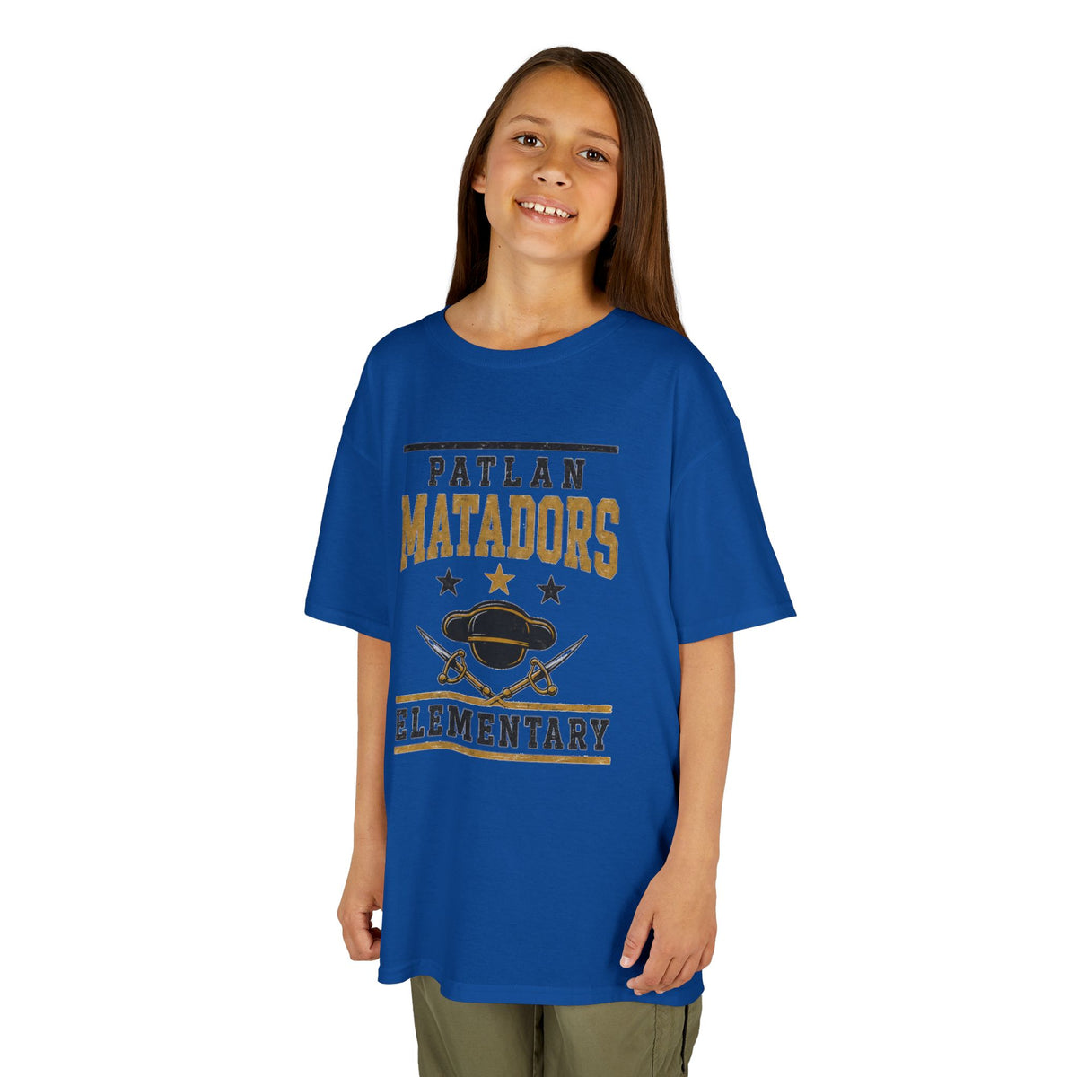 Patlan Matadors Elementary Kids T‑Shirt — School Spirit Tee