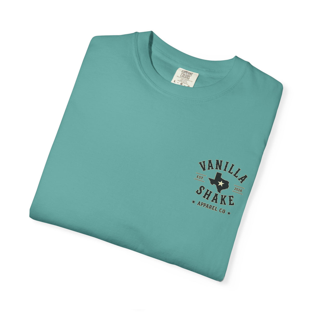 Mr. & Mrs. Shake Logo 2 - Unisex Garment-Dyed T-shirt
