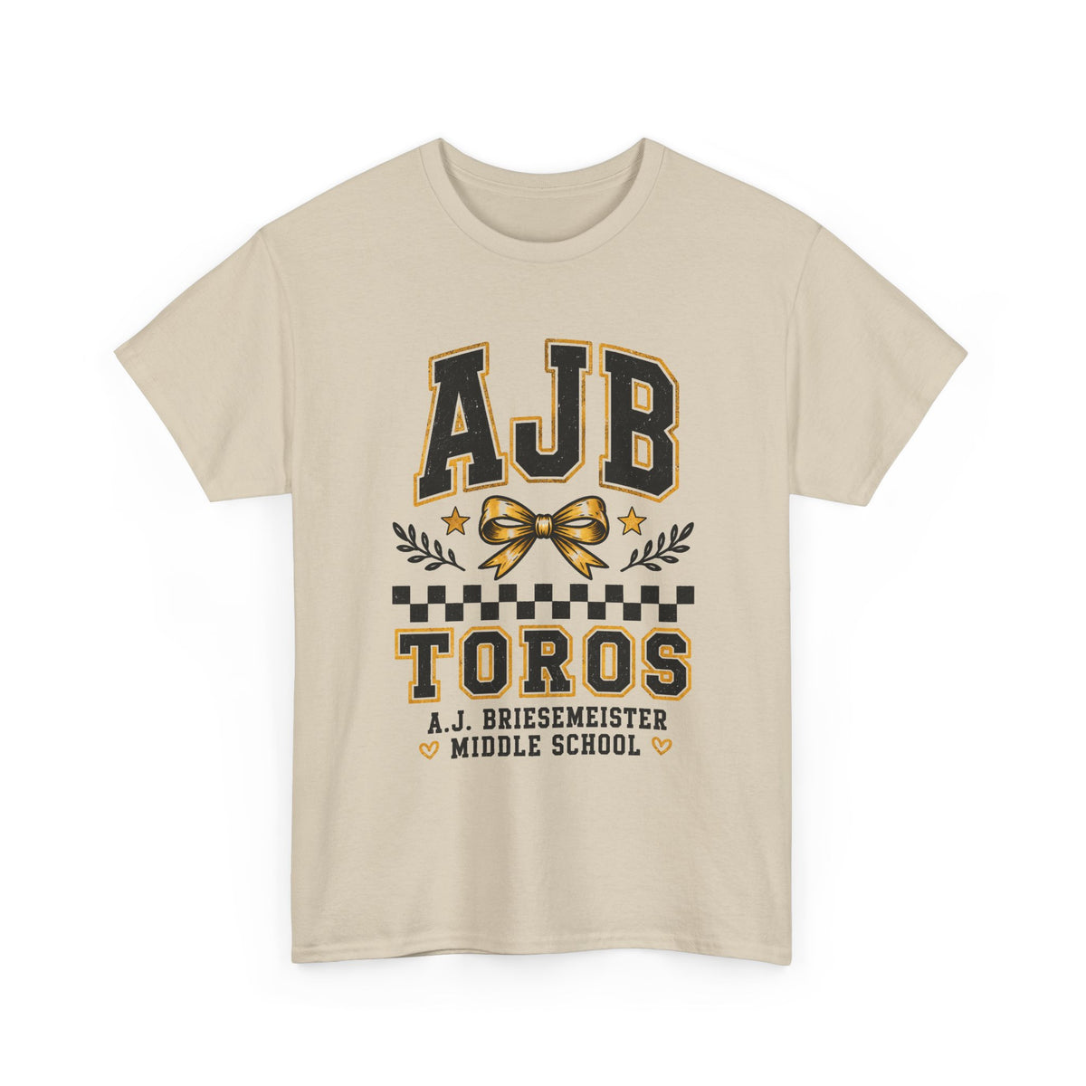 AJB Toros Middle School T-Shirt — AJ Bresemeister School Spirit Tee