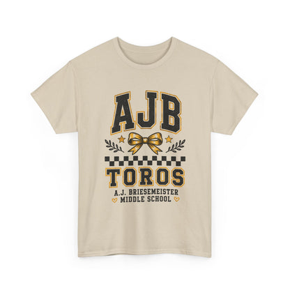 AJB Toros Middle School T-Shirt — AJ Bresemeister School Spirit Tee