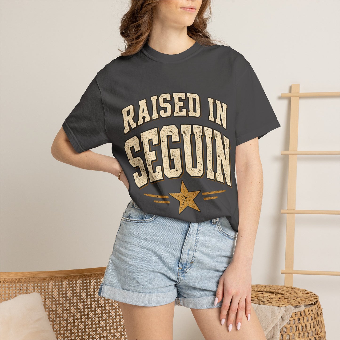Raised in Seguin T-Shirt — Vintage Texas Pride Tee