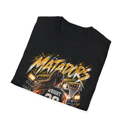 Basketball Jersey T-Shirt — 'Matadors' Player 26 Custom Basketball Graphic Tee