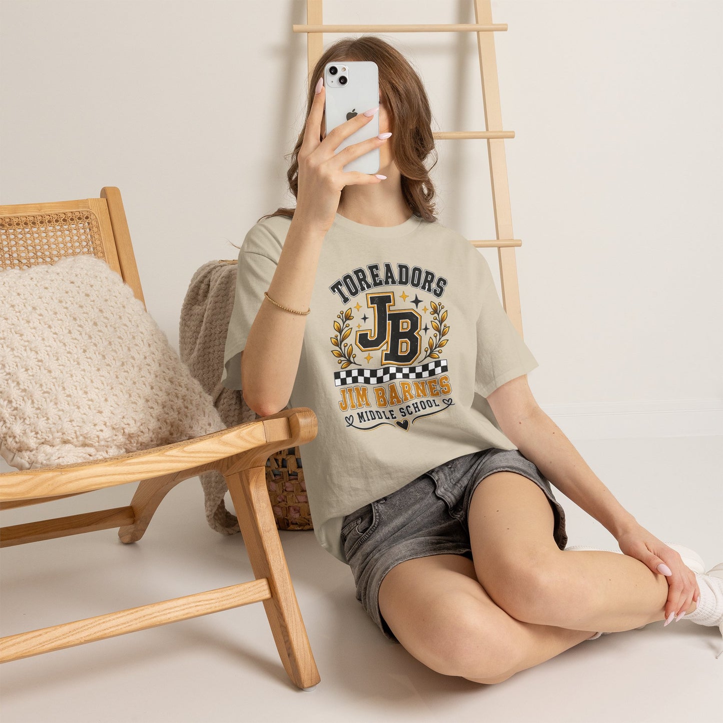 Toreadors JB Jim Barnes Middle School Tee — School Spirit Graphic T-Shirt