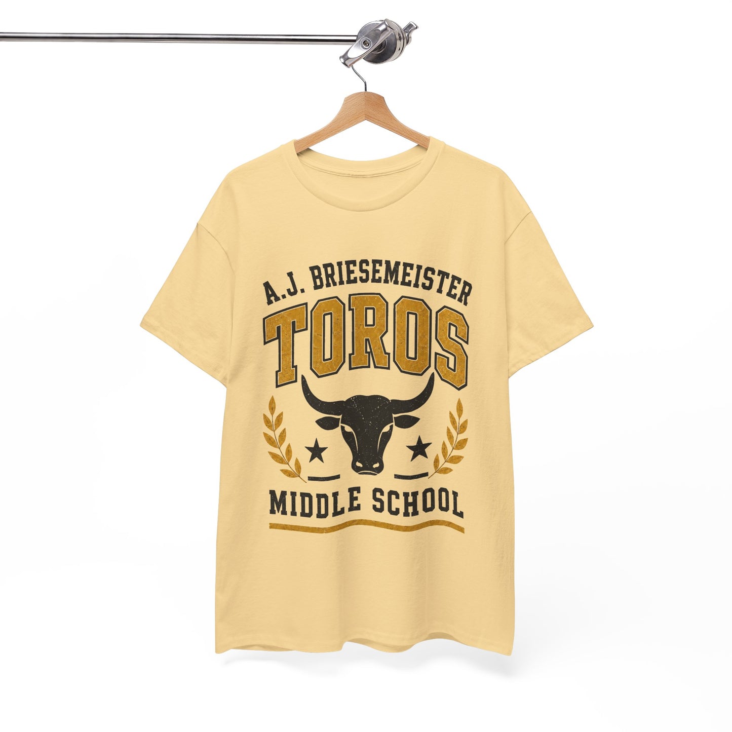 Toros Middle School Tee — A.J. Briesemeister School Spirit T-Shirt