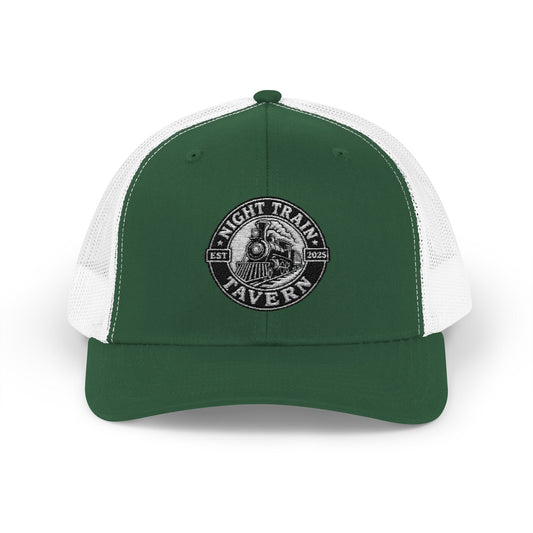 Night Train Tavern Trucker Cap-Embroidery