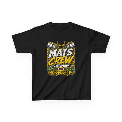 Kids Tee — "Mats Crew Big Spirit Hoco 2026" Football Crewneck