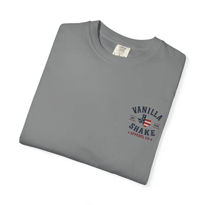 Family Shakes 4th of July-Unisex Garment-Dyed T-shirt