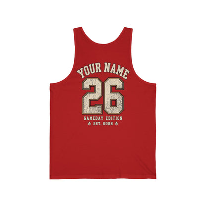 Friday Night Social Club Team Mom Tank — Personalized Gameday Jersey Tank
