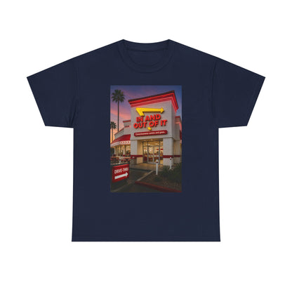 Retro Diner Photo T‑Shirt – 'A Hand Out Of It' Vintage Neon Tee