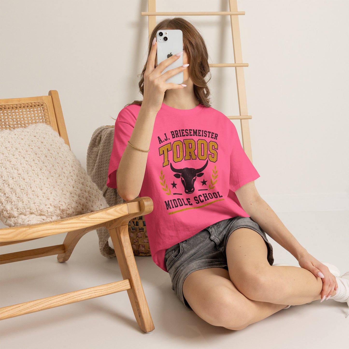 Toros Middle School Tee — A.J. Briesemeister School Spirit T-Shirt