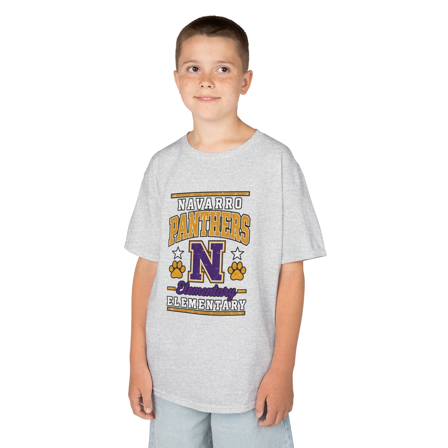 Navarro Panthers Kids T-Shirt — 'N' Elementary School Spirit Tee