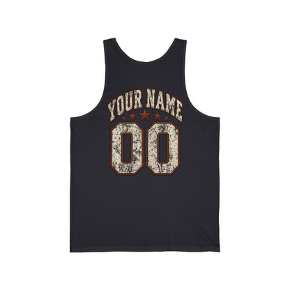Football Mama Tank Top — Vintage Gameday Jersey Tank (Custom Name & Number)