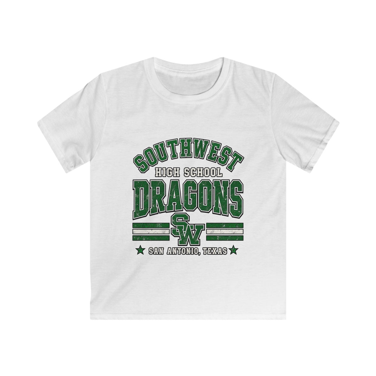 Southwest Dragons Kids T‑Shirt — High School Sports Tee (San Antonio, Texas)