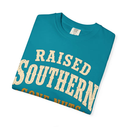 Raised Southern "Gone Nuts" T-Shirt — Seguin, Texas Retro Country Tee